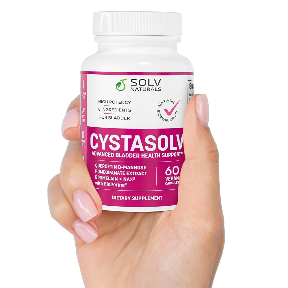 SOLV NATURALS CYSTASOLV Bladder & Urinary Support - 60 Vegan Capsules - image 3