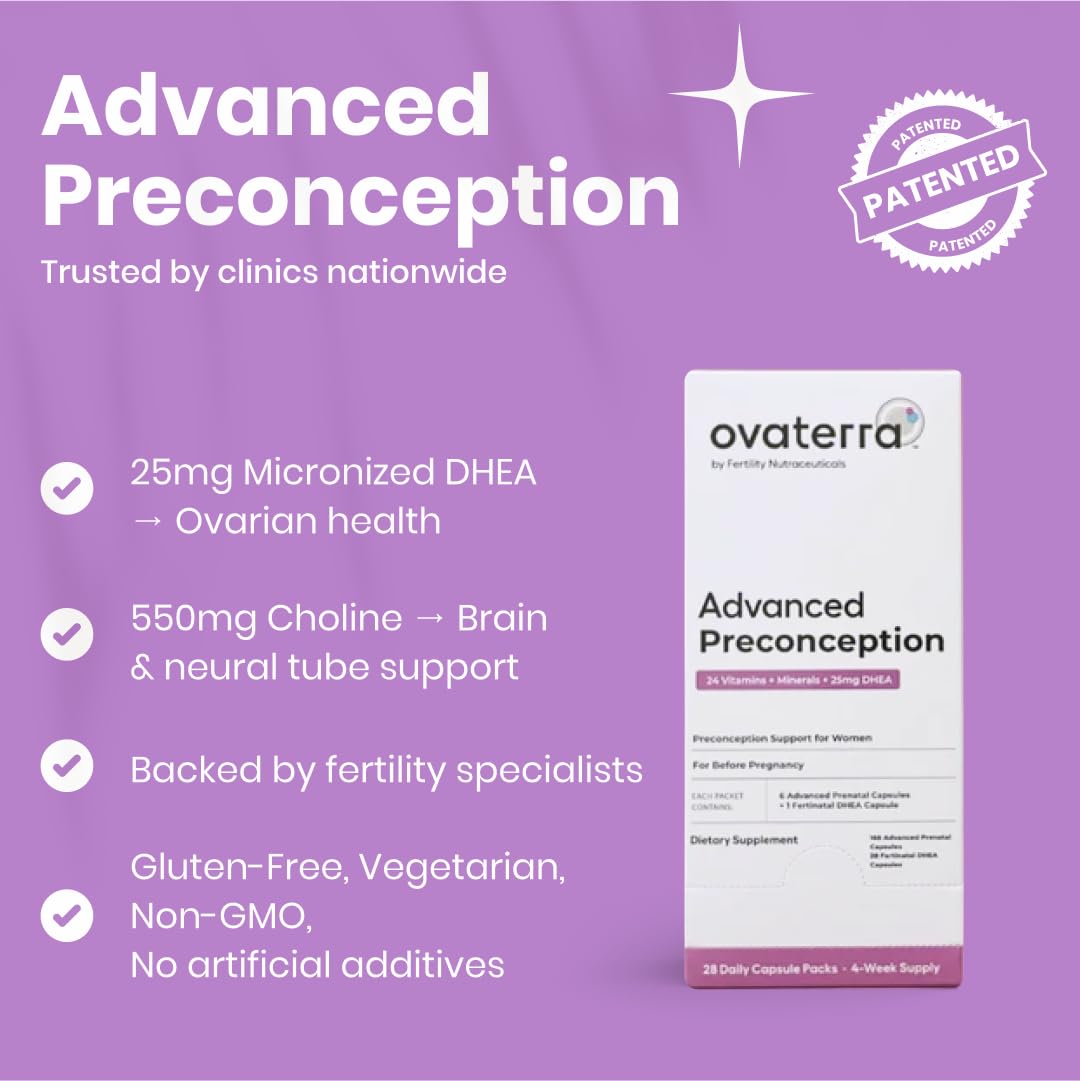 Ovaterra Advanced Preconception Vitamins for Women - 168 Capsules - image 5