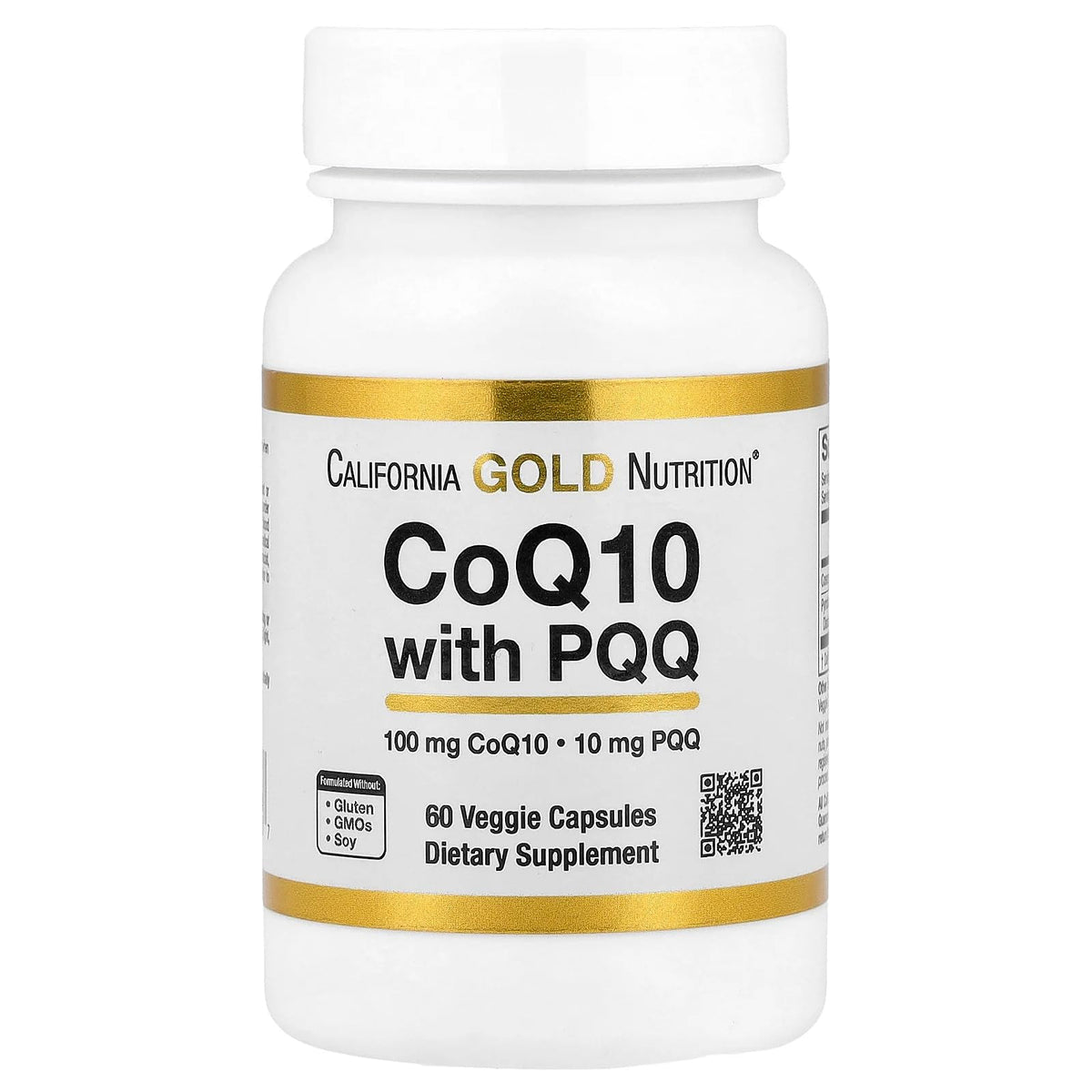 Lake Avenue Nutrition CoQ10 with PQQ 100 mg - 60 Vegetarian Capsules