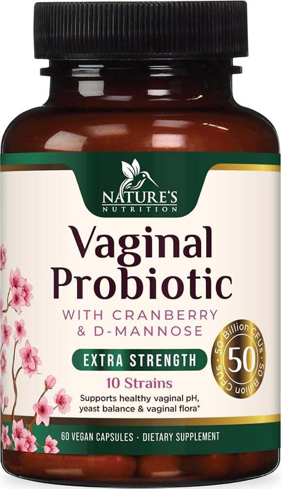 Nature's Nutrition Vaginal Probiotics for Women - 50 Billion CFU per