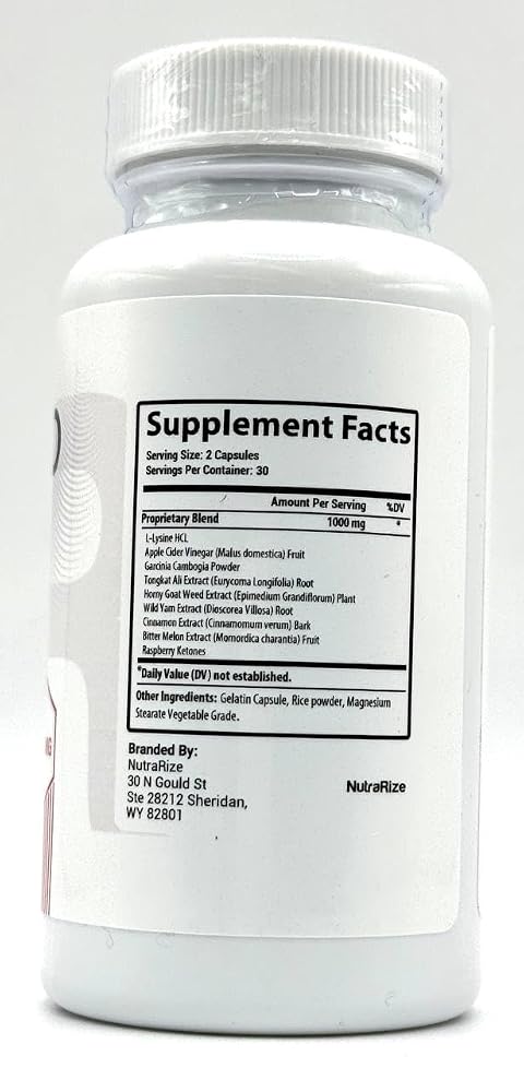 NutraRize Gluco Renu Capsules Natural Support - 60 Capsules - image 5