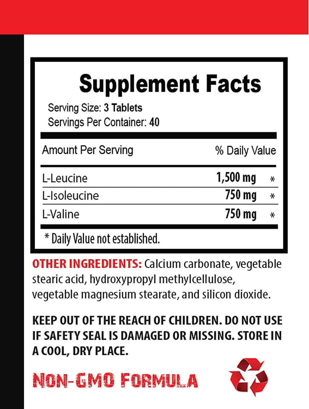 VIP Supplements BCAA 3000 MG Branched Chain Amino Acid - 120 Tablets - image 8