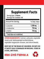 VIP Supplements BCAA 3000 MG Branched Chain Amino Acid - 120 Tablets - image 8