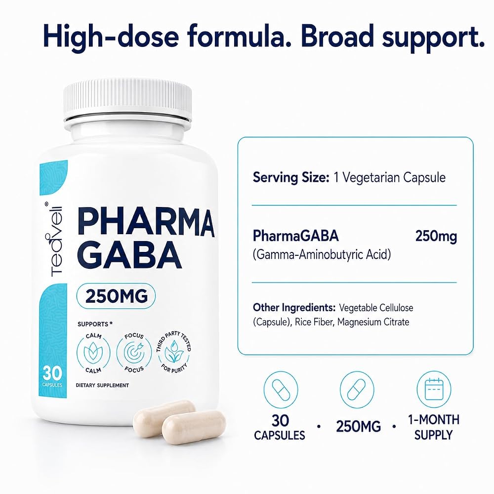Teaveli PharmaGABA Capsules