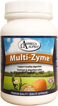 NewRoots Omega Alpha Multi-Zyme Digestive Enzyme - 180 Capsules