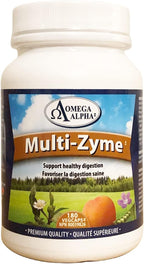 NewRoots Omega Alpha Multi-Zyme Digestive Enzyme - 180 Capsules
