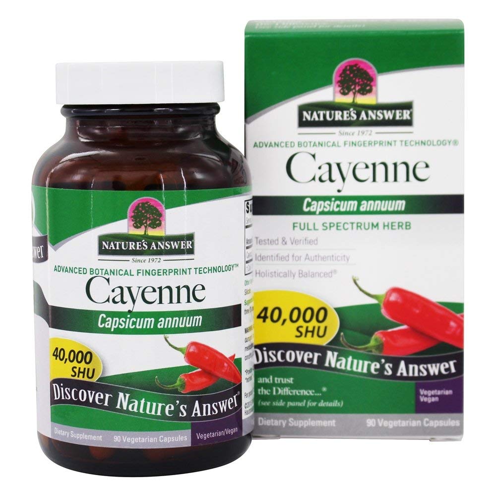 Nature's Answer Cayenne Pepper Fruit - 90 Capsules
