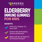 Havasu Nutrition Elderberry Gummies for Kids with Vitamin C & Zinc - 120 Gummies - image 2