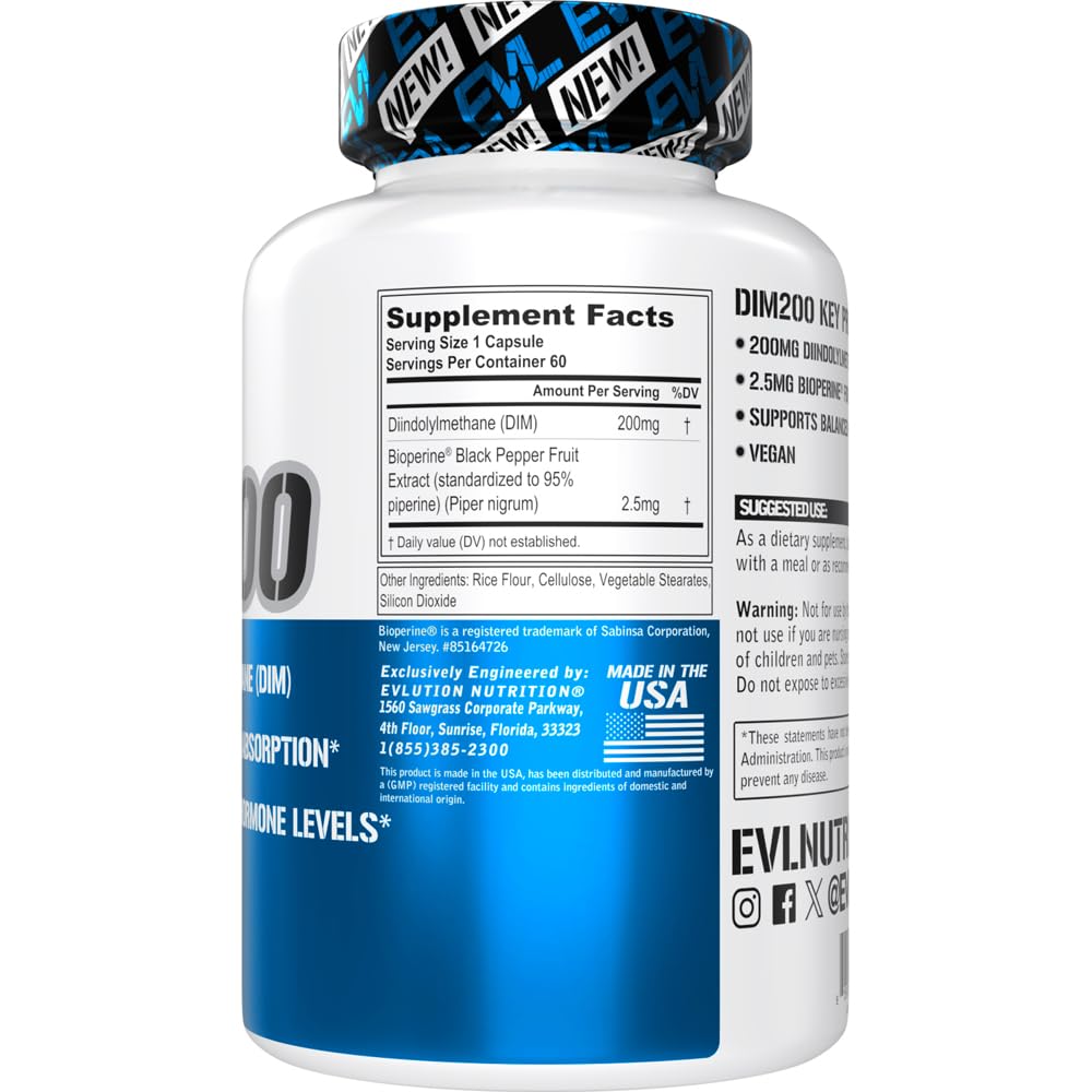 Evlution Diindolylmethane Supplement for Men - 60 Capsules - image 2