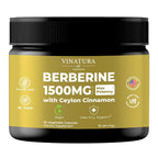 VINATURA Berberine 1500mg with Ceylon Cinnamon - 90 Capsules