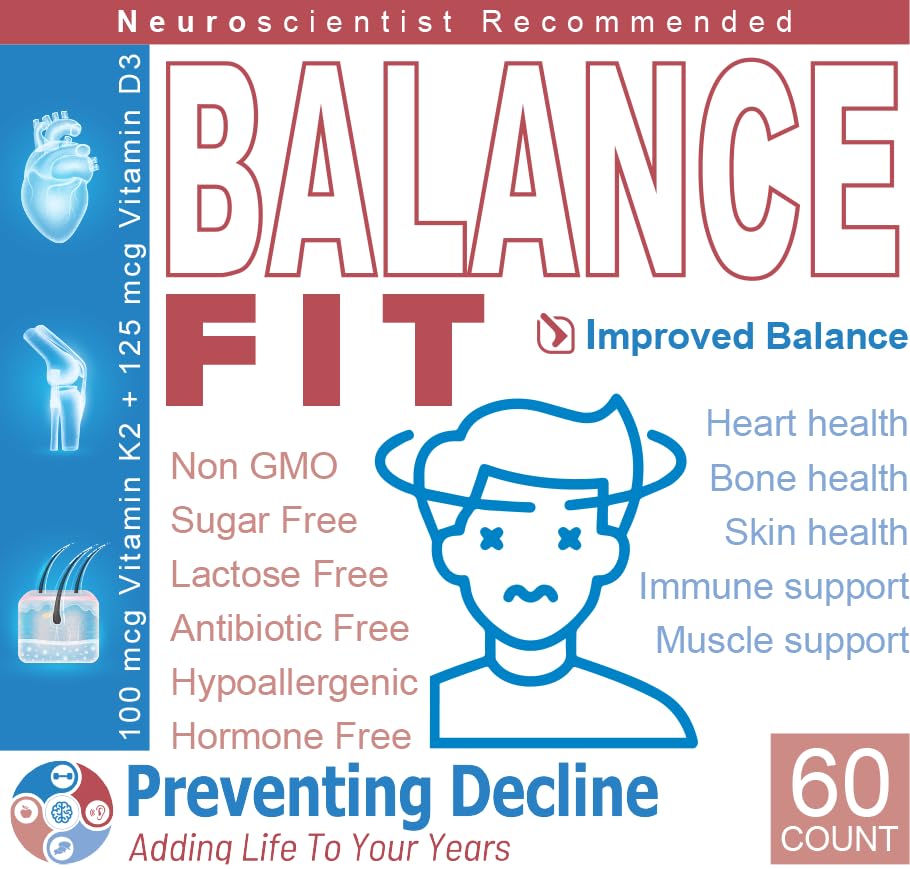PREVENTING DECLINE BalanceFit Vitamin K2 & D3 - 60 Capsules - image 4