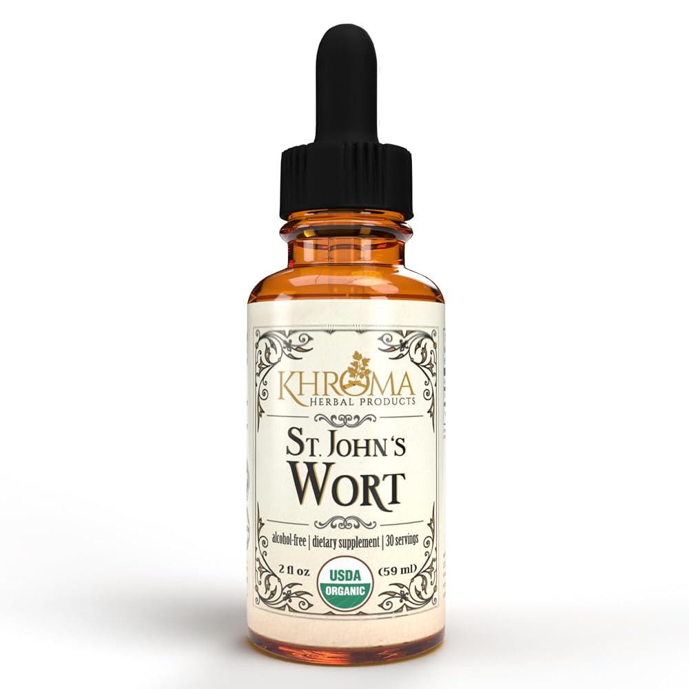 Khroma Herbal Products Organic St John's Wort 800 mg - 30 Servings