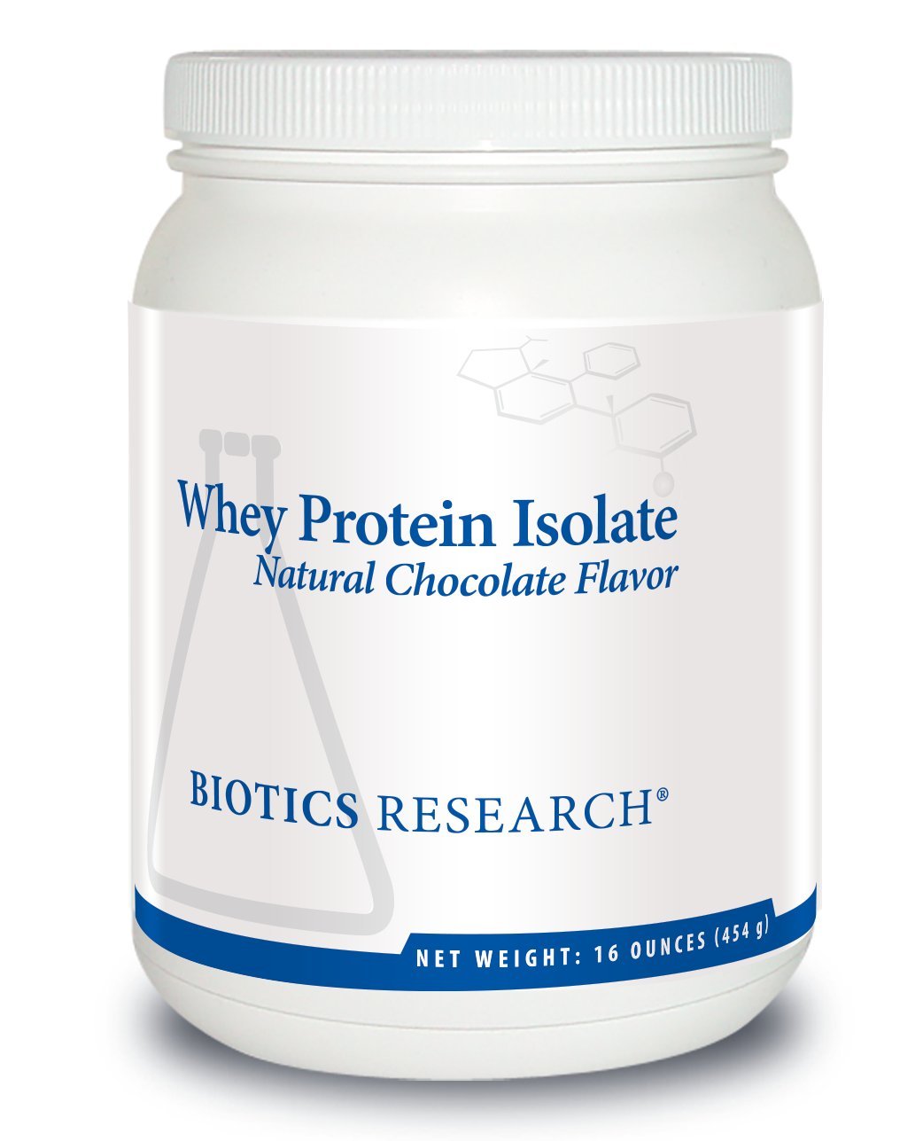 BIOTICS RESEARCH Whey Protein Isolate Powder 20g Chocolate - 16oz