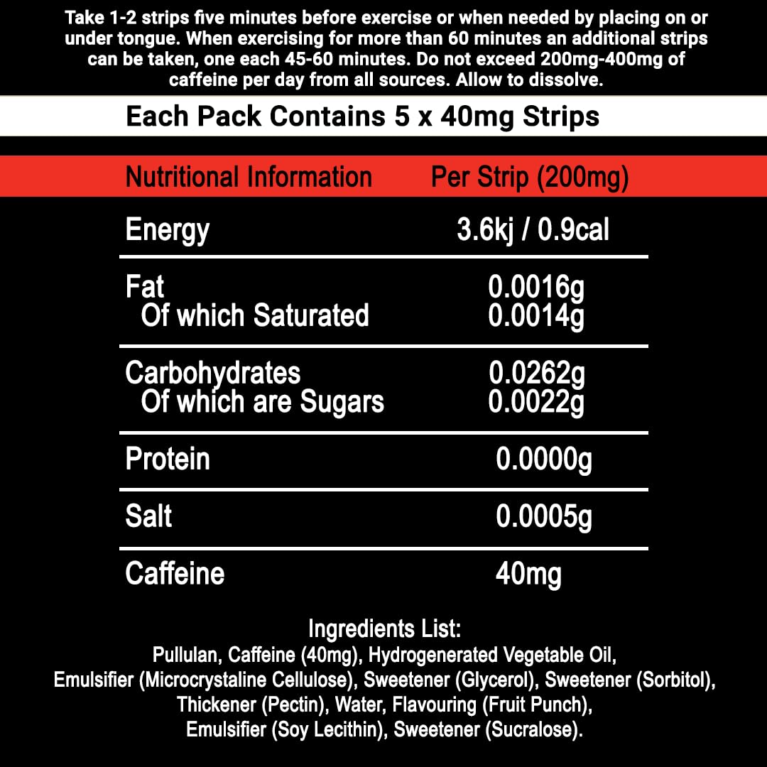 Revvies Energy Strips Tropical Hit 40mg Caffeine - 50 Strips - image 6