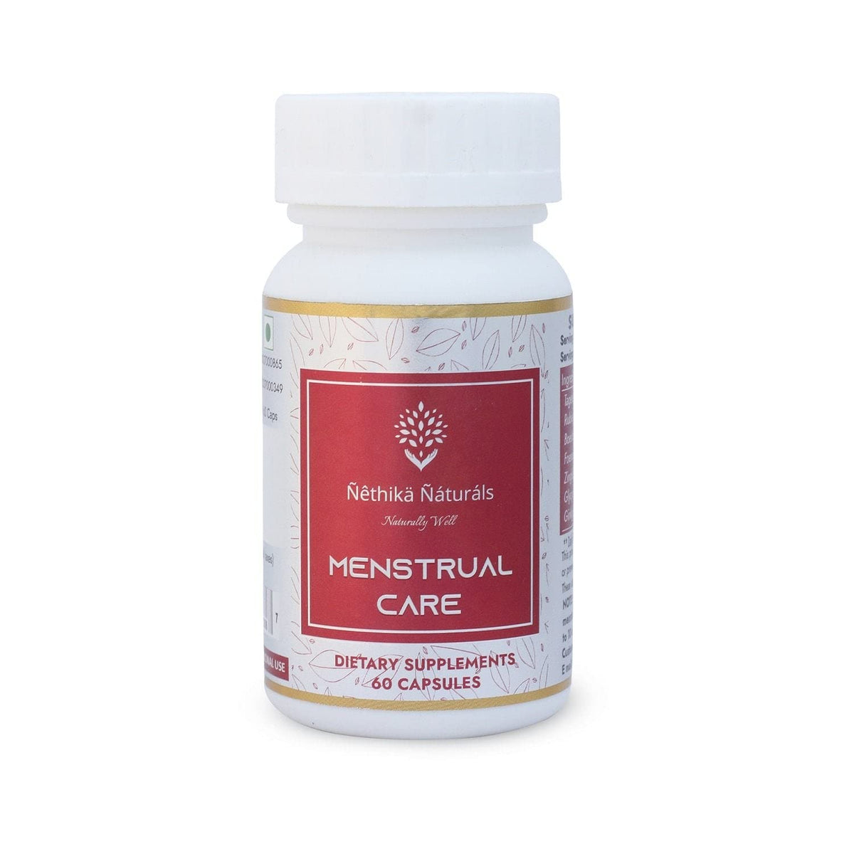 Nethika Naturals Total PMS Relief Supplement - 60 Vegetarian Capsules