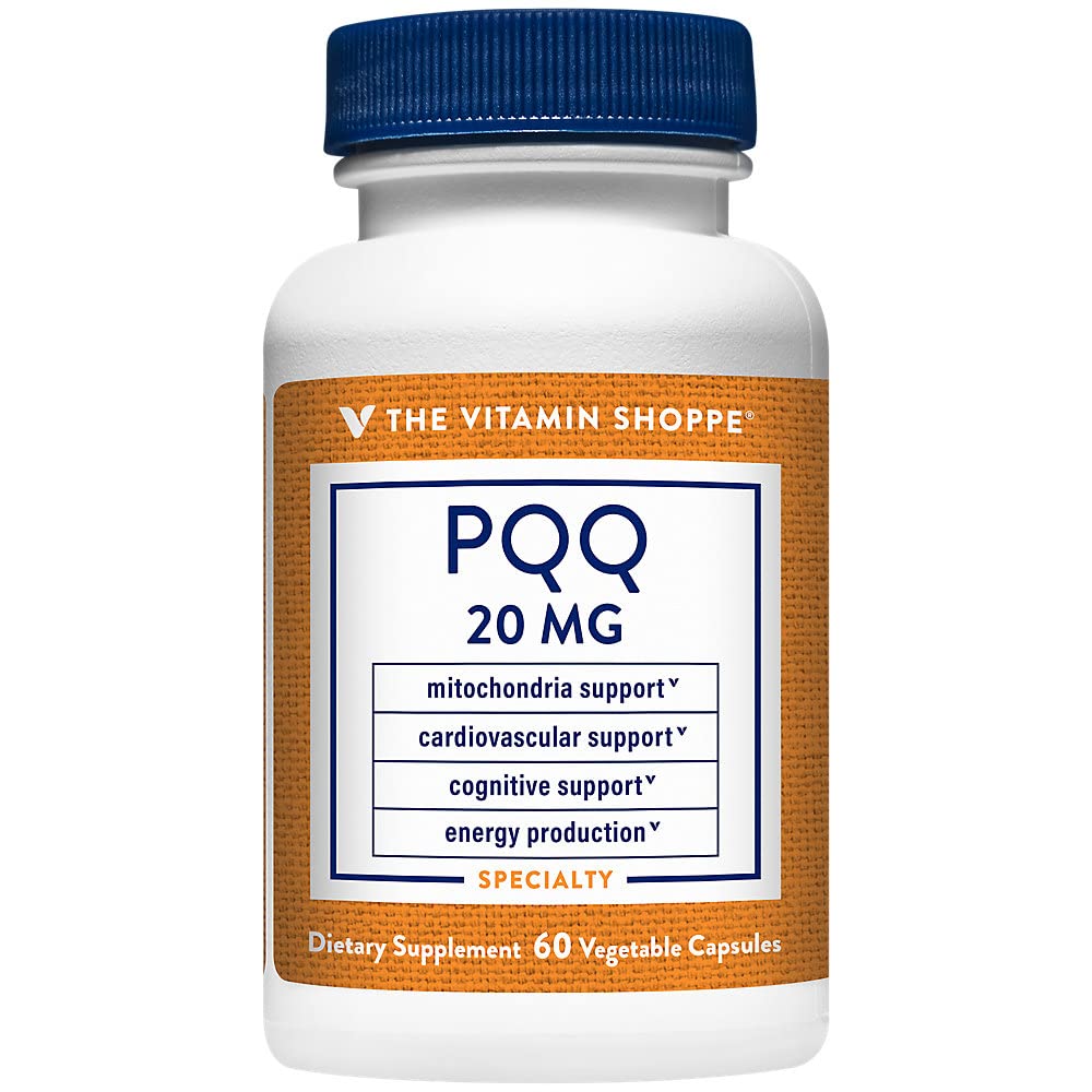 The Vitamin Shoppe PQQ Mitochondria & Cognitive Support 20 MG