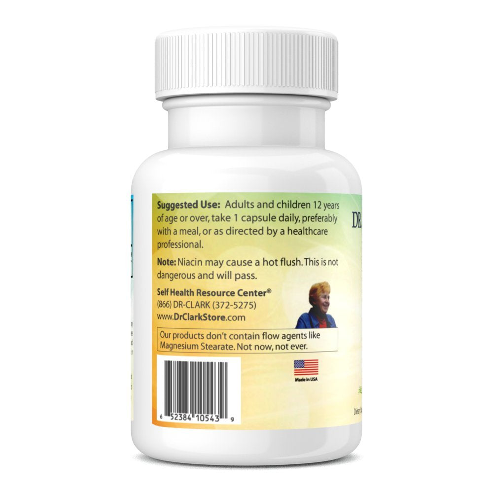 Dr Clark Niacin Supplement Vitamin B3 25mg - 100 Capsules - image 5