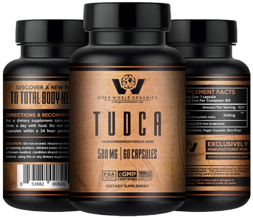 Open World Organics TUDCA 500 mg - 60 Capsules