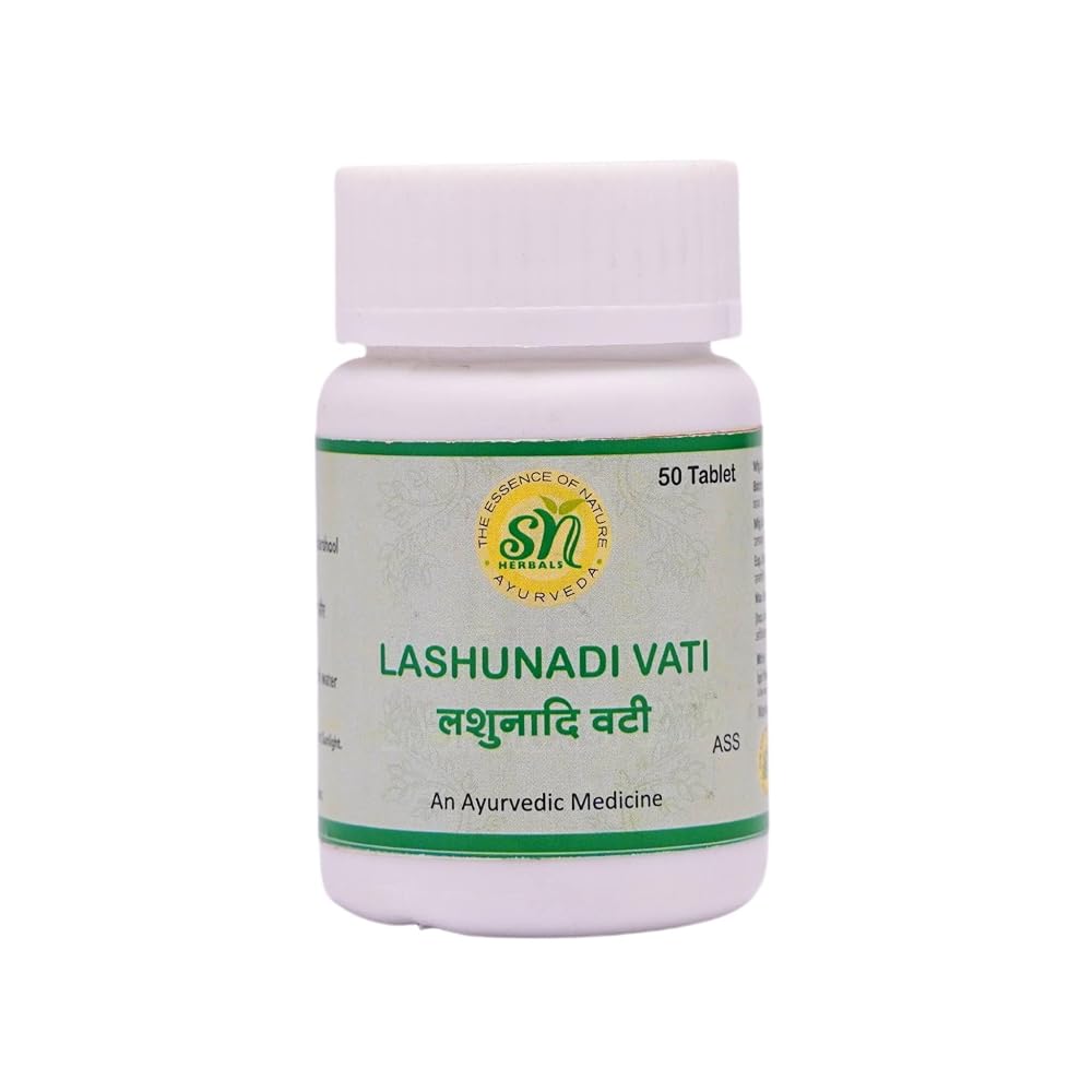 SN Herbals Lashunadi Vati Ayurvedic Herbal Tablets - 50 Tablets