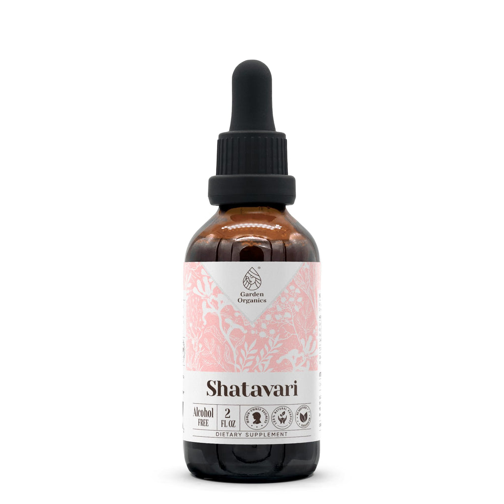 Garden Organics Shatavari Alcohol-Free Natural Tincture Extract