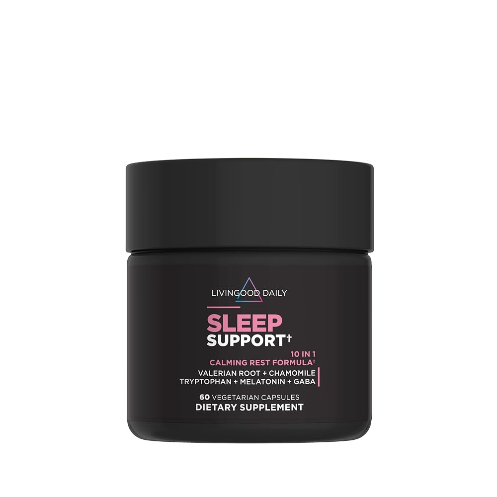Livingood Daily Sleep Support Supplement 5 mg Melatonin - 60 Capsules