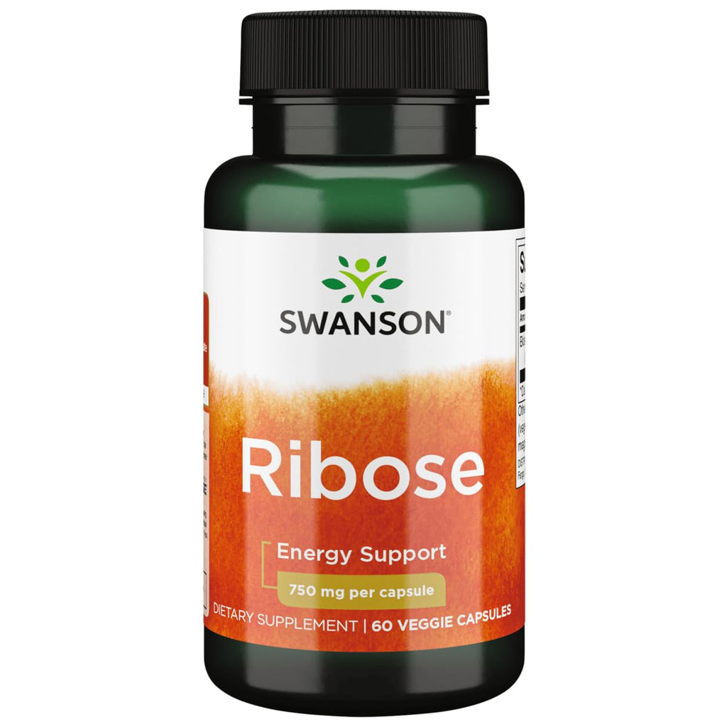 Swanson Ultra Ribose Cellular Energy 750 mg - 60 Vegetarian Capsules