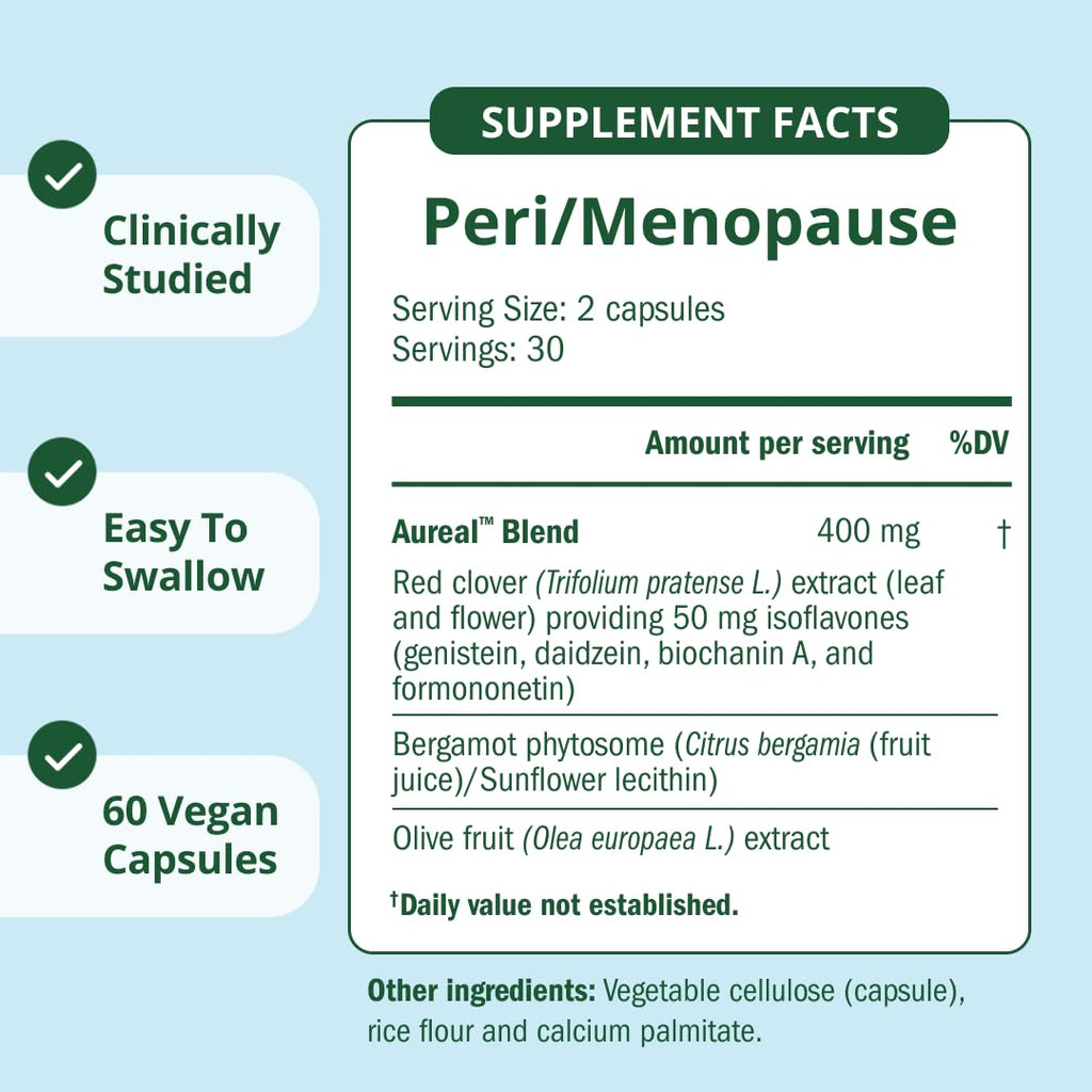 Semaine Peri/Meno Essentials Menopause Supplement - 60 Vegan Capsules - image 8