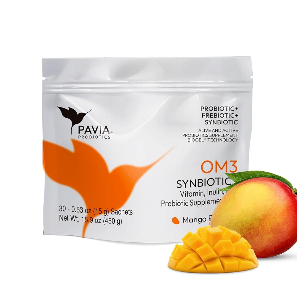 Pavia Live Probiotics Bio-Gel with Omega 3 Cognitive Support - 30 Sachets
