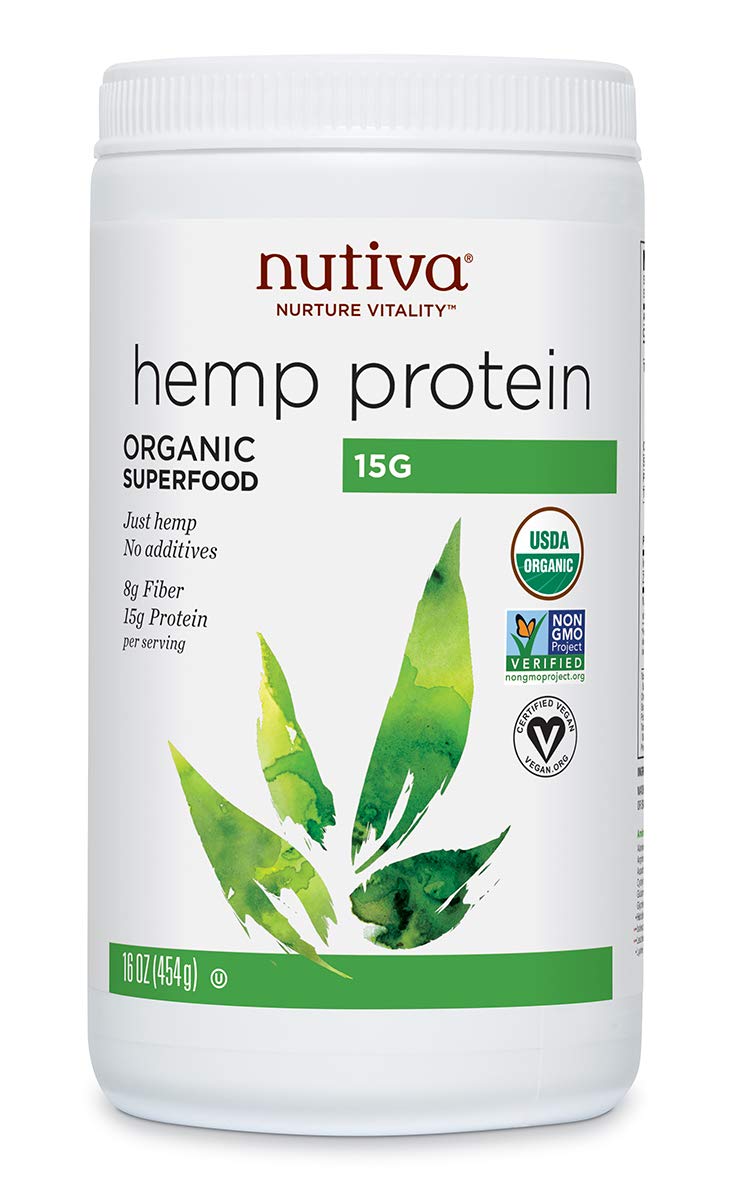 Nutiva Organic Cold-Processed Hemp Protein - 16 Ounces