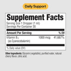 PureFormulas Liquid B12 1000 mcg Sublingual Drops - 1 fl. Oz. - image 2