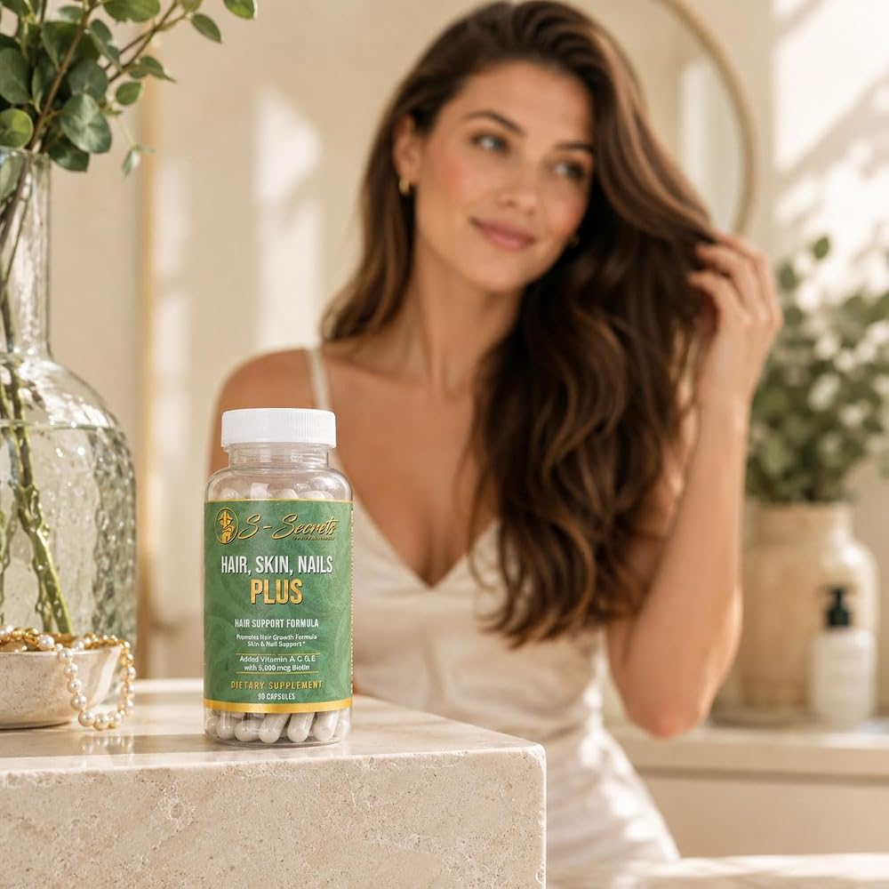 S-Secrets Hair, Skin & Nails Vitamin - 60 Capsules - image 6