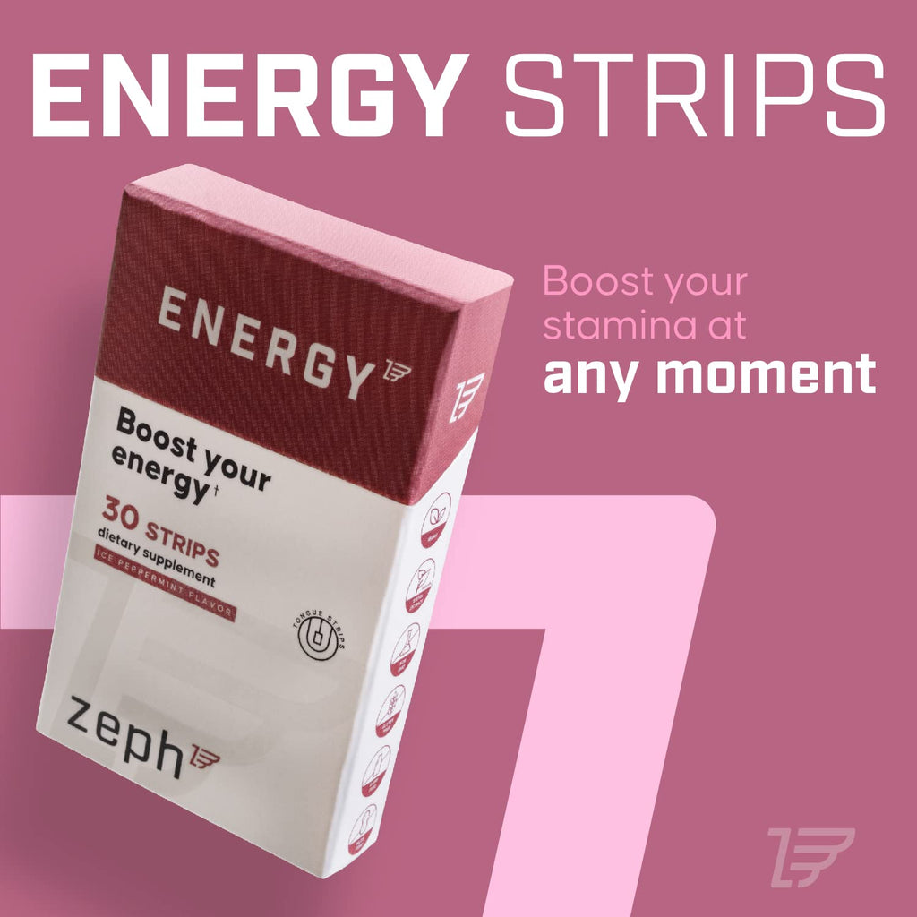 ZEPH Energy Strips Fast-Acting Natural Energy - 30 Strips - image 2