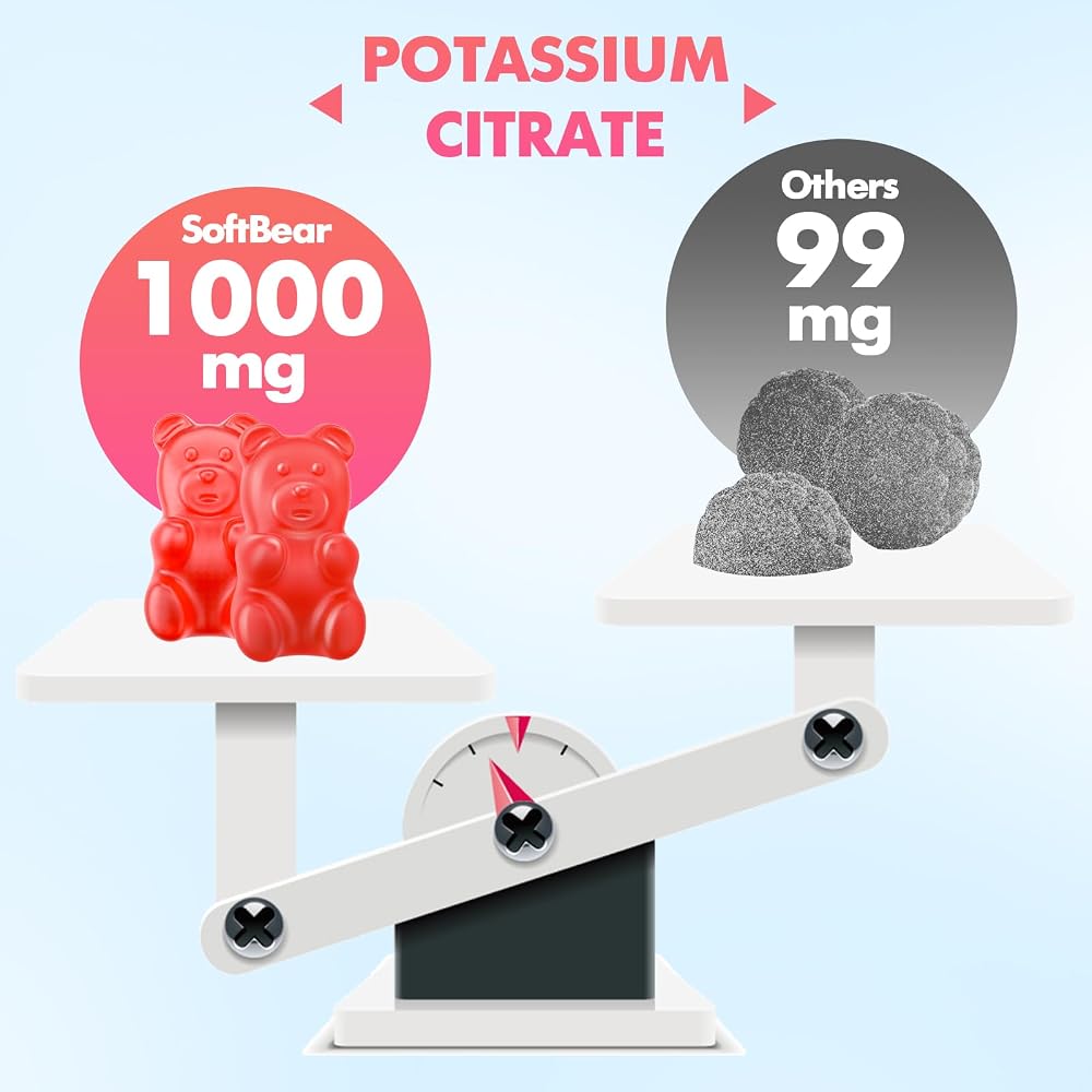 softbear Potassium Citrate 1000mg Gummies