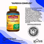 MEIN HAUS Nature Made Super B Energy Complex - 460 Tablets - image 3