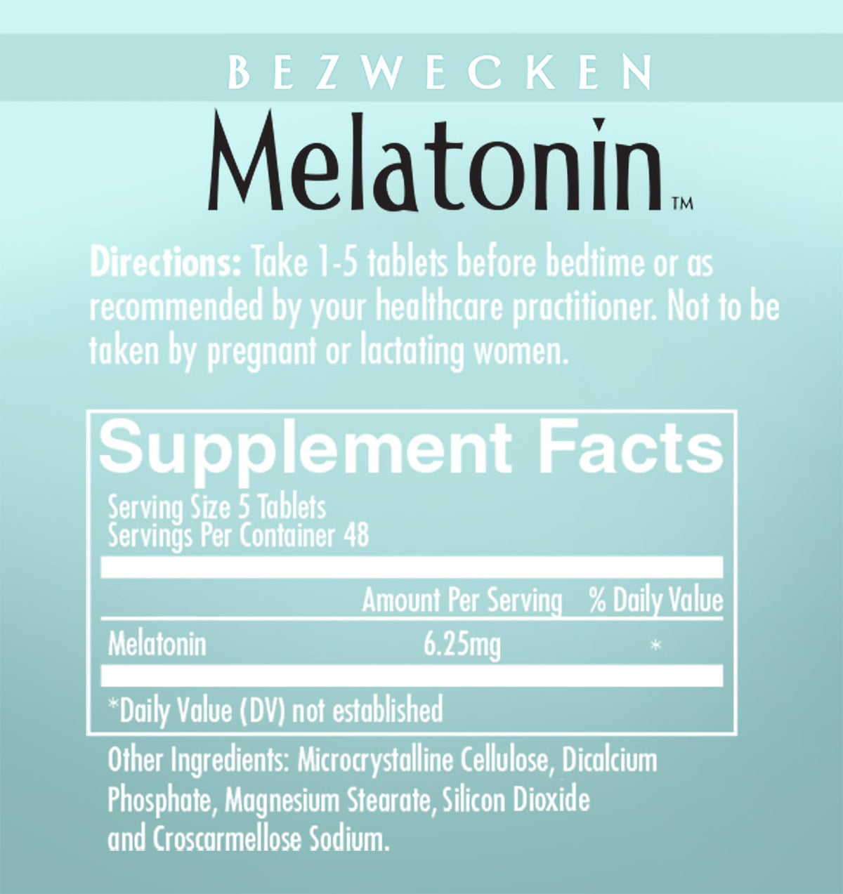 Bezwecken Melatonin 1.25mg Sleep Support - 240 Tablets - image 2