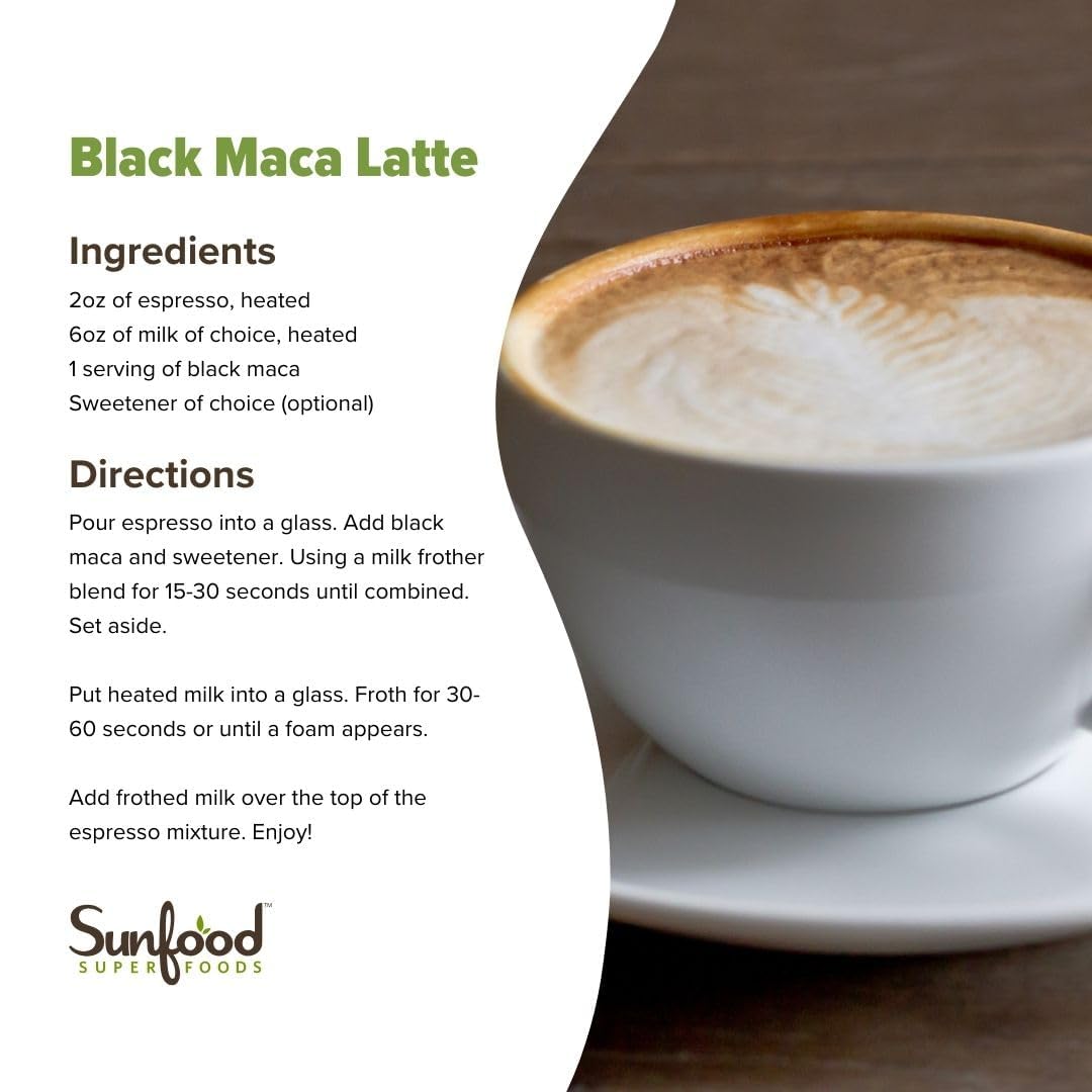 Sunfood Superfoods Organic Black Maca Powder - 4 oz - image 4