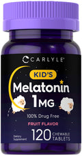Carlyle Kids Melatonin 1mg - 120 Chewable Tablets
