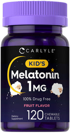Carlyle Kids Melatonin 1mg - 120 Chewable Tablets