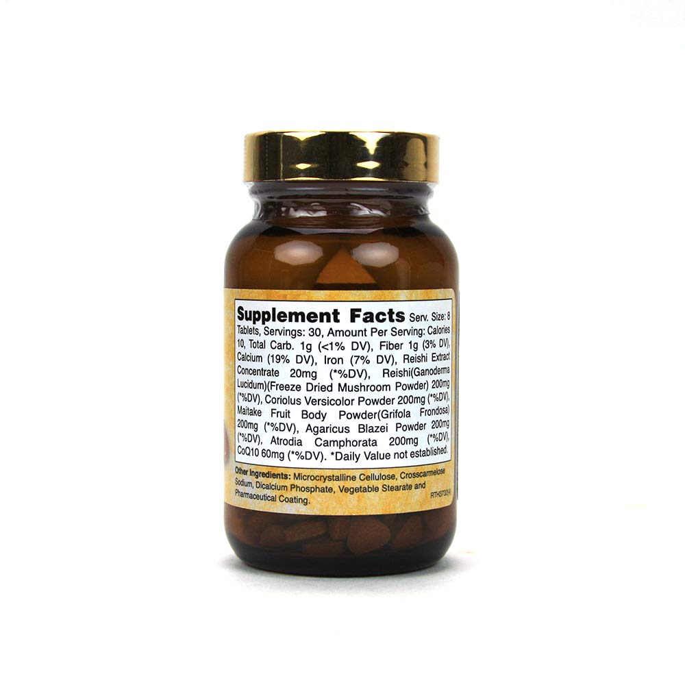 Hsu's Ginseng Immu-Reishi - 240 Count - image 3