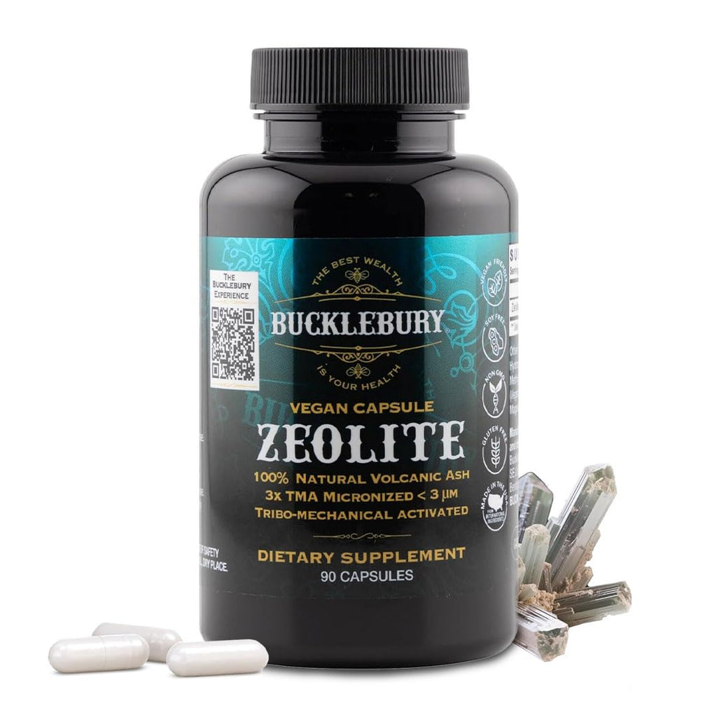 BUCKLEBURY Micronized Zeolite Capsules - 90 Vegan Capsules