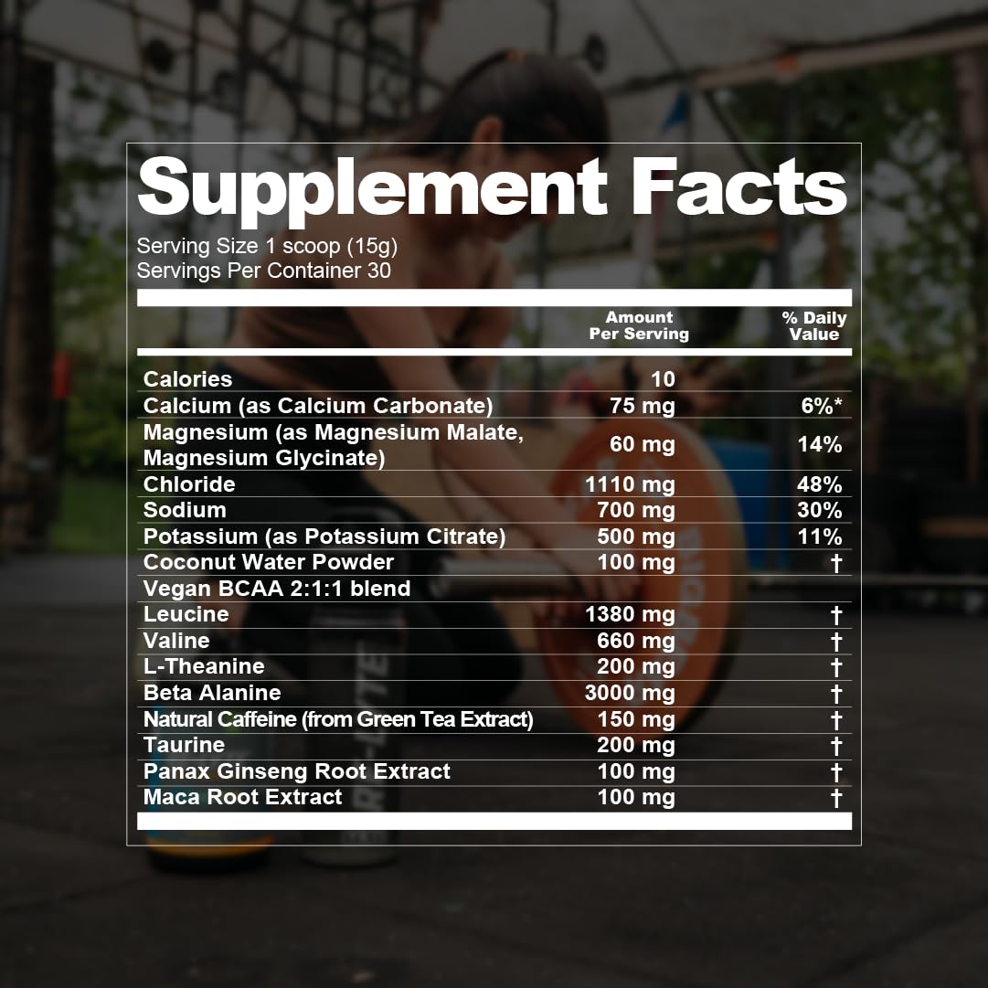 REDMOND Re-Lyte Pre-Workout Drink Mix Blueberry Lemonade - 15.87oz - image 2