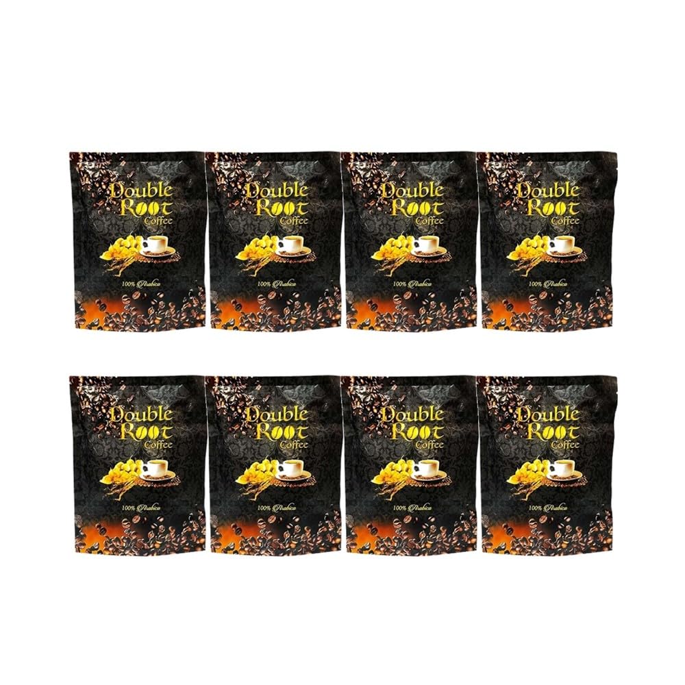 Double Root Arabica Instant Coffee Powder - 8 Packs