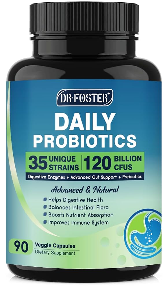 DRFOSTER Dr. Foster Probiotics for Women and Men 35 Strains - 90 Capsules