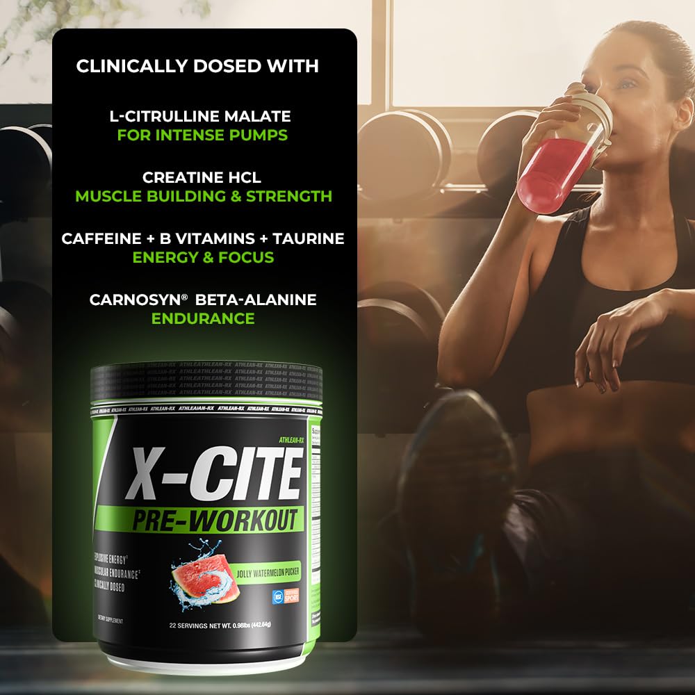ATHLEAN-RX X-CITE Pre-Workout by ATHLEAN-X - Enhanced Formula