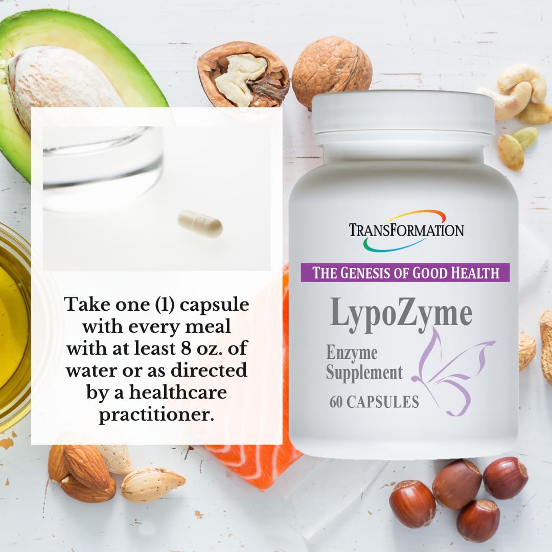 TRANSFORMATION LypoZyme Lipase Enzyme Supplement - 60 Capsules - image 3