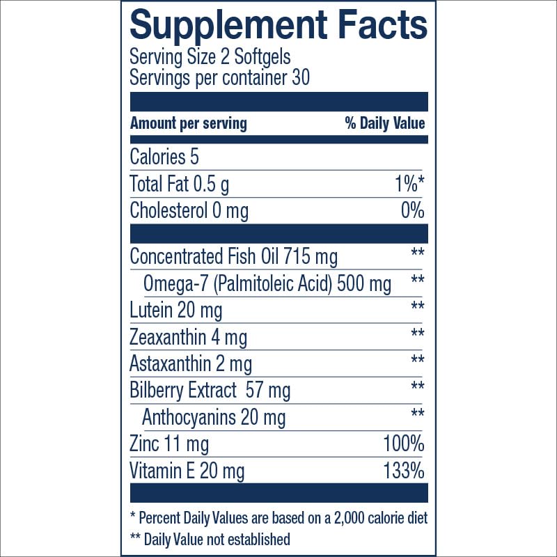Wiley's Finest Wild Alaskan Fish Oil Bold Vision - 60 Softgels - image 2