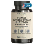 VINATURA Organic Sea Moss Immune Booster - 60 Capsules