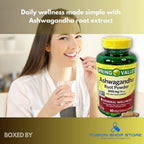 Fusion Shop Store Ashwagandha 500mg Root Powder - 60 Capsules - image 3