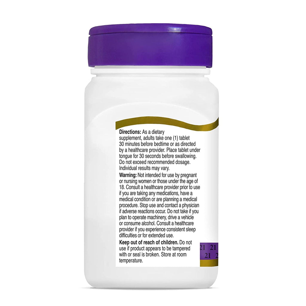 21st Century Melatonin Quick Dissolve Tablets Cherry 10 mg - 120 Tablets - image 4