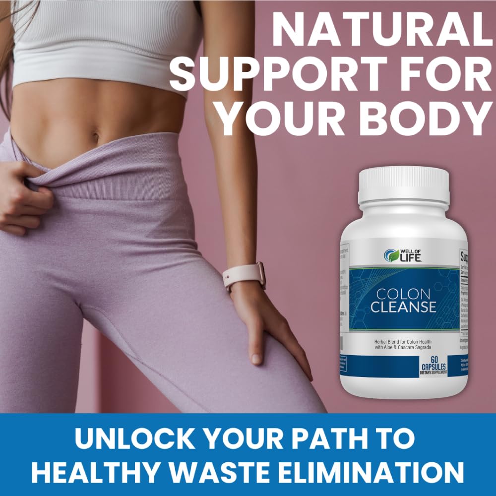 Well of Life Super Colon Cleanse Pills Digestive Support - 60 Capsules - image 4
